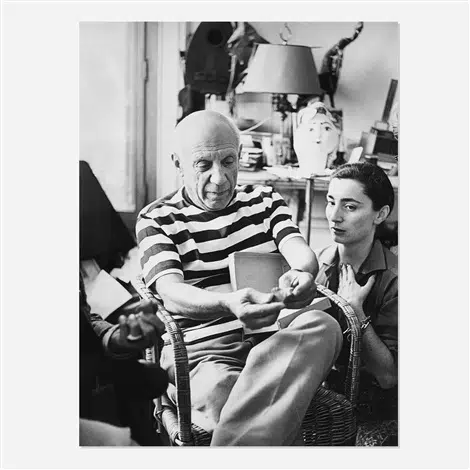 André Villers | Picasso et Jacqueline | 1960